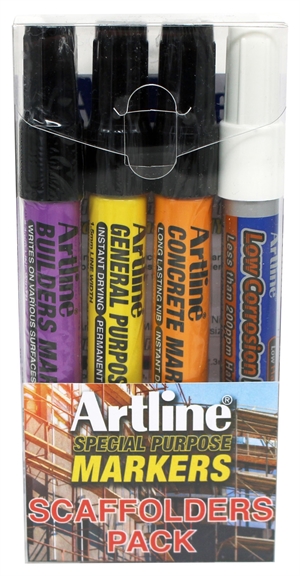 Artline Scaffolders Kit 4-pack